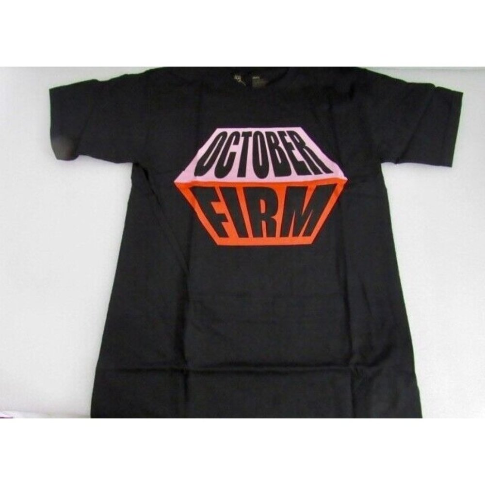 OVO October Very‎ Own Firm S/S Sleeve Rare Black T-Shirt NEW Size S